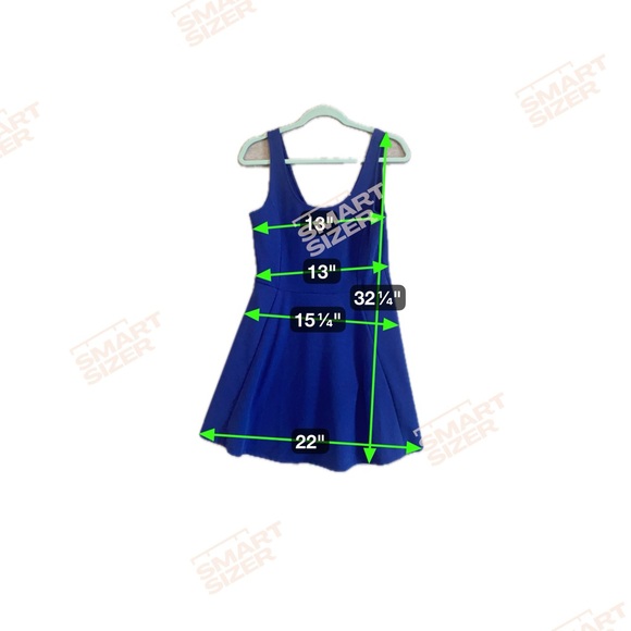 Royal Blue Spring Dress - Picture 2 of 6